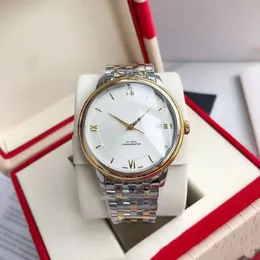 Högkvalitativa klassiska män S Watches Designer Watches Business Calender Date Automatic Waterproof Sapphire Exquisite Simple Joker Brand Tabell D 7