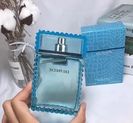 Saco azul masculino perfume colônia elegante fresco perfume masculino mais longa duração fragrância leve edt100ml entrega rápida 2700735