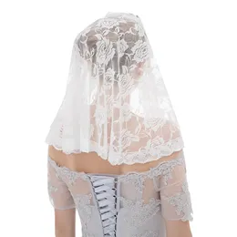 Pizzo mantilla cattolico velo della chiesa velo velo testa coprite coperte di chiesa di massa latina