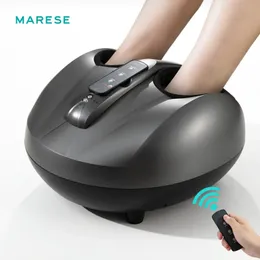 Foot Massager Marese Electric Shiatsu Foot Massage Machine Air Compression Kneading Roller Massager Infraröd uppvärmningsterapi Hälsovård M118 231031