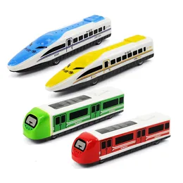 Diecast Model Child Kids Birthday Christmas Gift Non Remote Control Toys Bullet Train Toy Vehicles 230331