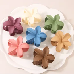 Matte 8 cm große Blumen-Haarklammer in großen Mengen, niedliche Haarspange, starker Halt, Haarspangen, große Haarklammern, dünnes Haar-Accessoire für Frauen und Mädchen, Geschenke 2901