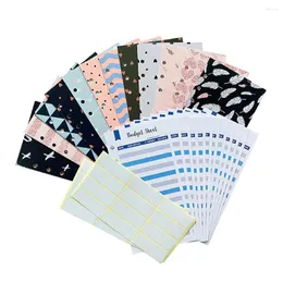 Gift Wrap Cash Envelopes Budgeting Money Sheets Paper Expense All-in-one Receipt Loose-leaf Binder Pockets Storage School