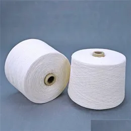 Inne domowe tekstylne inne domowe hurt tekstylny 100%bawełniany biały do ​​wybielania i farbowania przędzy tkający upuszczenie dostawy domu dom DHSOM DHSOM