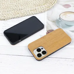 Vendita calda Legno Laser Carving Cassa del telefono in palissandro Inciso Custom Wood + Cover PC per iPhone 11 12 13 pro Max