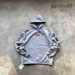 Kith Hood Clothing Autumn Sweter Mężczyźni Naturalne kolorowe koszule koszykówki Bluzy Bluzy Idealne bluzy do dżinsów lub szorty Suprem Hoodie Hot Sale Kjhj