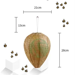 Duże 28 cm 11 cali papierowe pułapki pszczoły miód plasterka na pszczoły miodne Control Pest Dampproof TRAP Papet Papup Wodoodporne pszczoły na zewnątrz ogromny pokój na dużo pszczół miodnych