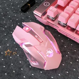 Мышь Беспроводная мышь с Bluetooth-зарядкой Ультратонкая бесшумная игровая мышь со светодиодной подсветкой и цветной подсветкой 231101