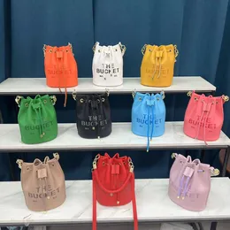 Lady Designer Bucket Bag Womens Men Marc Tote Classic DrawString Shoulder mode plånbok hinkar Topphandtag Purses Handbag S