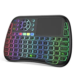 M9 Control Control Mouse Keyboard Combo with IR Learning Function Mini Wireless Keyboard دعم اللمس صوت