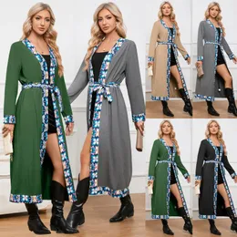 Kvinnors sömnkläder Kvinnor Trenchrockar Kvinnliga klädrockar Hem Pajamas Poncho Winter Vintage Blazer Coat Promotion