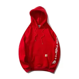 المصمم Carharttly Mens Hoodies هوديي الأصلي جودة صغيرة تسمية كلاسيكية من النوع الثقيل المسحوب مقنعين طويل الأكمام الطويلة الطباعة carhar clothing s-xl s14