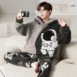 Vnihaq Mens Loungewear Sets Winter Fleece Half Zipper