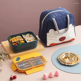 Boîte à déjeuner japonaise Portable, vaisselle, petit déjeuner esthétique étudiant Bento Camping conteneurs de rangement Lonchera Termica