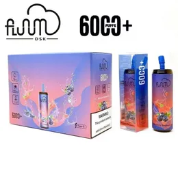 Original FLUUM 6000 Puffs Disposable E cigarettes Vape Pen 15ml Pod 650mah Rechargeable Battery china Authentic wholesale vapers desechables puff 6K