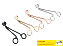 شمعة من الفولاذ المقاوم للصدأ شمعة الفتيل مصباح الزيت مصباح القطع مقص Tijera Tesoura Cutter Snuffer Tool Hook Clipper 20pcs