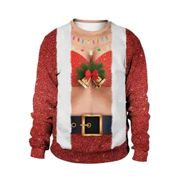 mens hoodies Ugly Christmas Sweater Men Women Autumn Winter Clothing 3D Funny Printed Sweaters Jumpers Tops Pullover Holiday Xmas Sweatshirts Men's