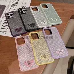 Toppdesigner Fashion Phone Falls för iPhone 15 Pro Max 14 13 12 11 12PROMAX 13PRO Full Diamond iPhone iPhone14 14Promax Luxury Mobile Shell Protection Case