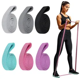 Resistance Bands 2 Meters Yoga Fitness Gymnastics Exercise Band Open Back Stretch Weight Ring Accessories