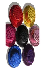 Paljettmilliner bas mini topp hattar hantverk diy gör damer fascinator alligatorklipp 10 färger välj A0088444652