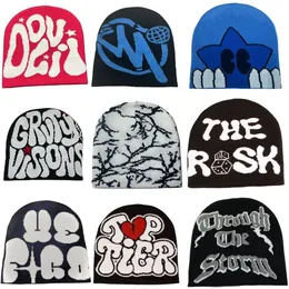 Beanie Kafatası Kapakları Mea Culpas Beanies Kadınlar İçin Çift Y2K Şapkalar Ins Moda Bonnet Kpop Yün Kafataları Davlumbazları Leydi Aksesuarları Gorro 231101