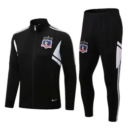 Miba 2022 2023 Colo Soccer Jacket Tracksuits 22 23club Social Maillots De Foot Colo-colo Training Suit Sets Santos Bolados Arriagada