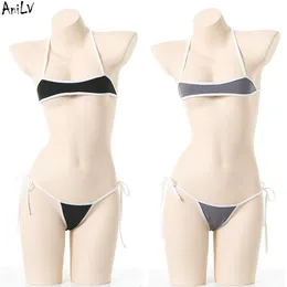 ANI 2022 Summer Beach Gilr Sports Bikini Swimsuit Swimwear Women Three-Point Underwear Pamas Outfits Costumes Cosplay Cosplay