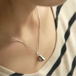 Anhänger Everoyal Mode Frauen Silber 925 Schlüsselbein Halskette Schmuck Weibliche Top Qualität Glocke Für Mädchen Halsband Zubehör