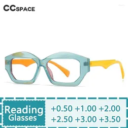 Óculos de sol R56338 Doce Cor Óculos de Leitura Mulheres Olho de Gato Grande Quadro Presbiopia Óculos Diopter 1.00 2.00 3.00 Gafas