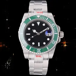 Relógios de designer 40mm azul movimento automático safira vidro pulseira de aço inoxidável relógios de pulso verde azul mostrador redondo relógio de pulso de homem de alta qualidade