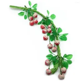 Decorative Flowers Simulation Vegetables Hanging Bunch Fake Fruit Vegetable Agricultural Products Artificial Food Po Props