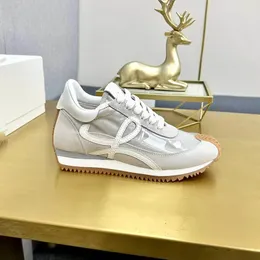 Luksusowy przepływ sneaker nylonowe buty Casual Designer Mężczyźni Kobiety Wyprzebicie Klasyka biegowa buty moda cielę łydka zamszowy Sneaker odporne na podeszwy buty treningowe 02