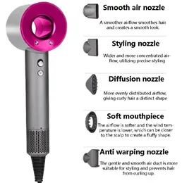 Vendi di alta qualità da 5 in 1 secco per capelli Electric Professional Salon Set di strumenti di styling Vertical UltraSonic Atcano asciugacapelli Ione negativo Motore più forte senza ferita vento a freddo