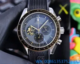 NOWOŚĆ MĘŻCZYZN AAA AAA zegarki Wysokiej jakości automatyczny mechaniczny zegarek mechaniczny Niebieski czarny ceramiczny płótno skóra ze stali nierdzewnej Luminous Mens Watches Wysoka jakość