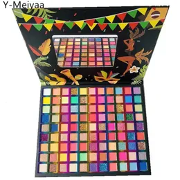 Eye Shadow/Liner Combination 99 Colors Brazil Eyeshadow Palette Pigmented Pressed Powder Shimmer Eye Shadow Matte Glitter Stage Party Eyeshadow Palette 2 231031