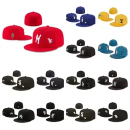2023 Cheap Unisex Fitted Hats Designer Baseball Ball Flat hat Adult all team Hip Hop Embroidery letter Sport Full Closed outdoors sports cap basketball Knitted Caps