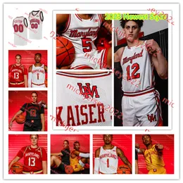 Len Bias Alex Len Juan Dixon Maryland Basketball Jersey Kevin Huerter Jalen Smith Steve Francis Diamond Miller Maryland Terrapins Jerseys