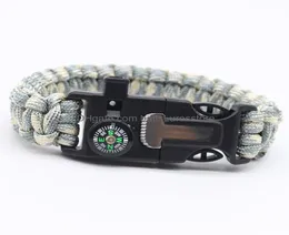 Överlevnadsarmband paracord armband betesluresstore kompass handkedja utomhusutrustning sevencore paraply rep mtifunktion fl4223695