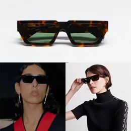 Occhiali da sole da donna classici occhiali quadrati spessi neri OER1002 Occhiali da sole firmati Fashion OFF da uomo vehla eyewear scatola originale3312