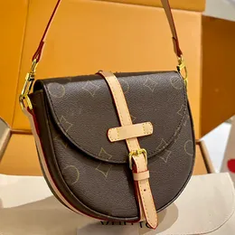Lvity Tote Designer Handbag Bag Luxury Crossbody Bags Vintage Shield Saddle Bag Vintage Letter Printing Purse Leather Women Men's Wallet Falp Shopping Handbags