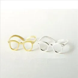 New Fashion jewelry punk glasses design finger rings for women ladie's whole348p