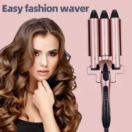 Curling Irons Profesjonalne narzędzia do włosów Ceramiczne Curler Triple 3 baryłki modelador de cachos boucleur cheveux ondulador cabello 231101