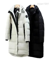 2023Junction Mens Womens Long Goose Down Jackets North Winter Unisex Hooded快適で暖かいビジネスカジュアルマンCloth6522464