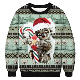 Erkek Tasarımcı Hoodie Erkek Sweaters Erkek Kadın Çirkin Noel Süvarisi Komik Kamar Ren Geyiği Doruk Yapışkan Jumper'lar Üstler Çift Tatil Partisi Noel Sweatshirt