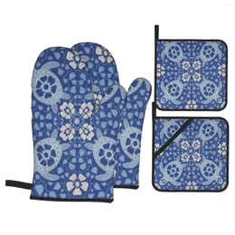 Guanti da forno Set da 4 pezzi Guanti per guanti da cucina Set di gadget originali resistenti al calore Presine MiGlove