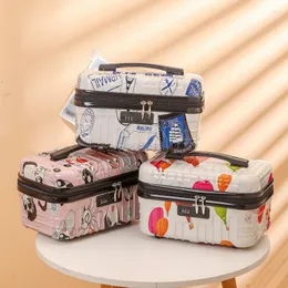 Cosmetic Bags 16IN 17IN 18IN Women's Portable Travel Large Capacity Waterproof Wash Bag Cosmetics Storage Box Password