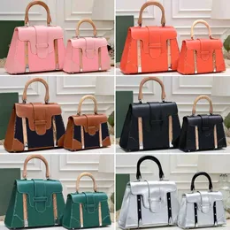 Designer woody tote bag saigon crossbody bags luxury handbag genuine leather womens purse TOPDESIGNERS075