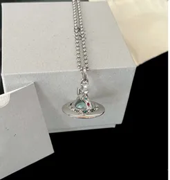 Designer Marke Anhänger Halsketten Brief Vivian Colliers Luxus Frauen Mode Schmuck Metall Perlen Halskette cjeweler Westwood 6wq