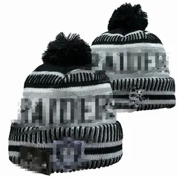 Oakland Beanie Las Vegas Beanies Sox La NY Kuzey Amerika Beyzbol Takımı Yan Yama Kış Yün Spor Örgü Şapkası Pom Kafatası Kapakları A24