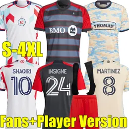 XXXL 4XL 23/24 Toronto Fußballtrikots Insigne Pozuelo 2023 2024 Philadelphia Union CHICAGO WHITE Fire UHRE MARTINEZ SHAQIRI J.TORRES Camisetas Herren Kinder Kit Uniformen